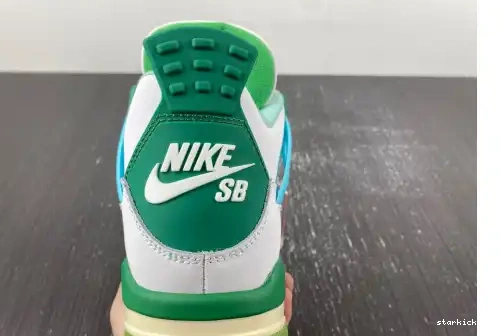 AJ4-KNCW 4 Grass Green Jordan edition) White    (limited Retro AJ4-KNCW SB 0628